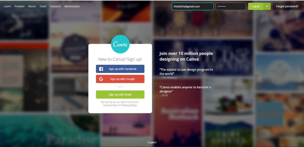Try Canva to Make a Custom Sign