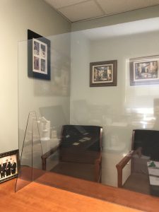 Free Standing Sneeze Guards